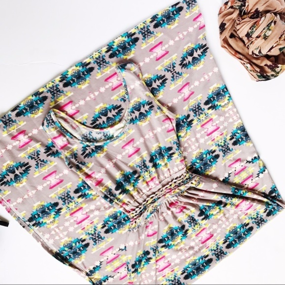 Love, Fire Tribal Sleeveless Maxi Dress - Picture 3 of 4