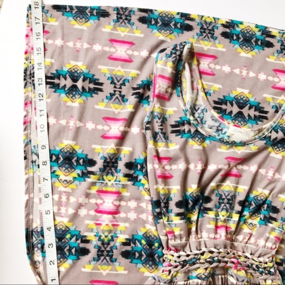 Love, Fire Tribal Sleeveless Maxi Dress - Picture 2 of 4