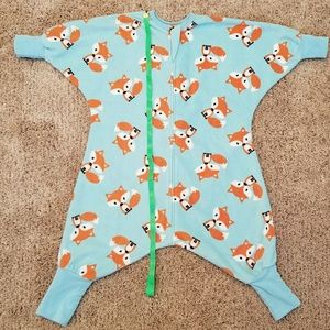 Sleeping Baby flying squirrel fleece pajama