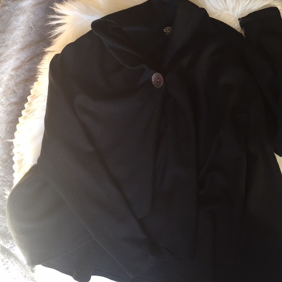 Bobeau Signature Sweater Cardigan, Black, s - Picture 4 of 4