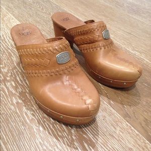 Ugg Camel Color Slip On Clog