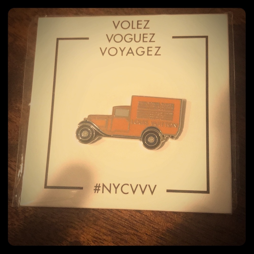 Authentic Louis Vuitton Exhibit pin