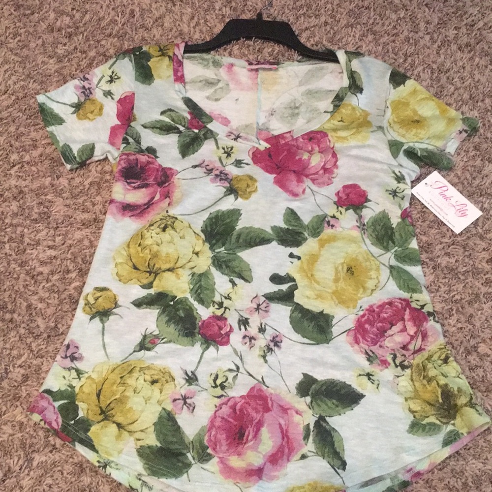 floral short sleeve tee