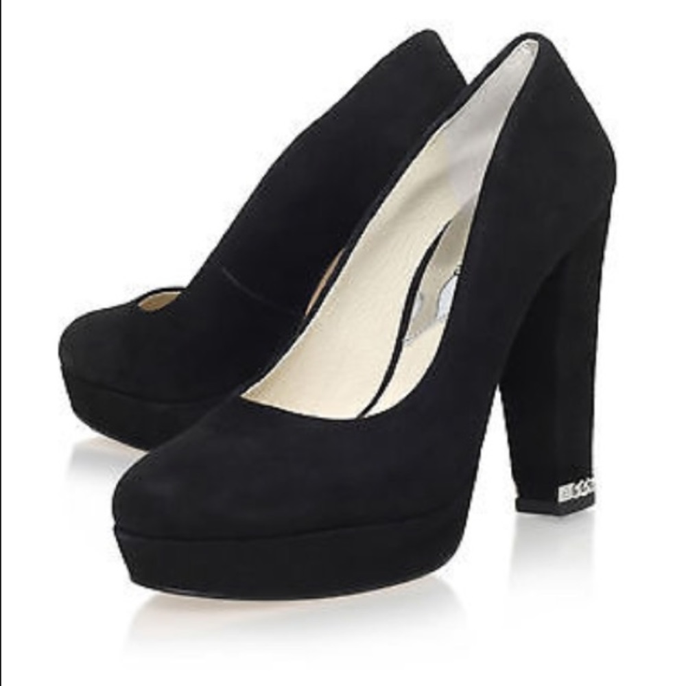 Michael Kors Women's Black Sabrina Platform Shoes