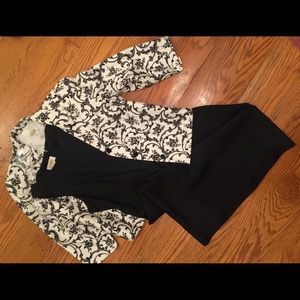 2-1 Talbots Dress Set, Black