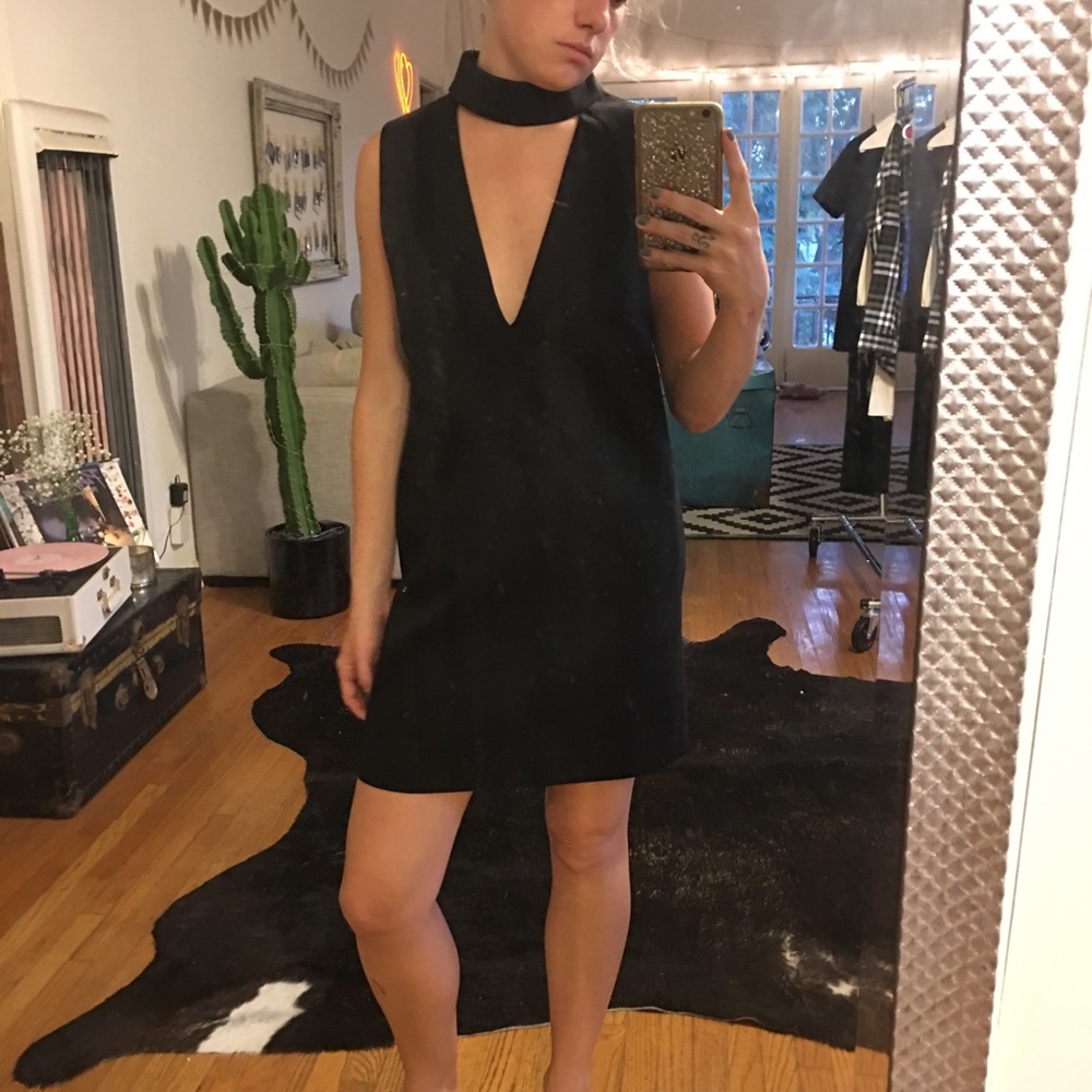 C/MEO Collective Black Dress with Choker - XS