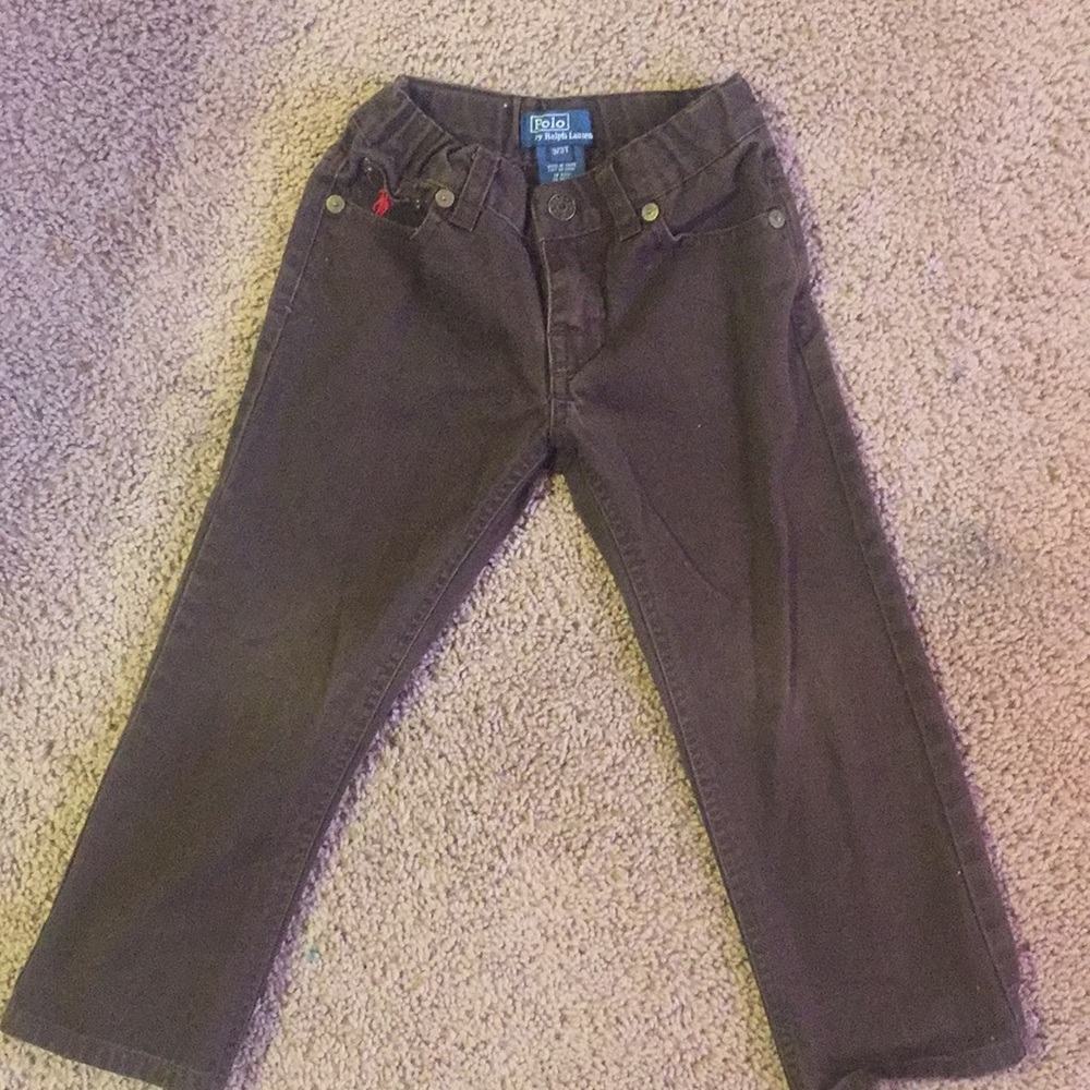 Brown polo jeans 3t