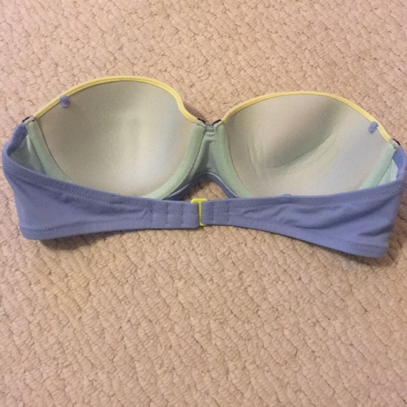 Pink strapless bathing suit top. Medium. - Picture 2 of 2