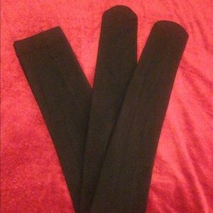 Brand New Black Fleece Tights!