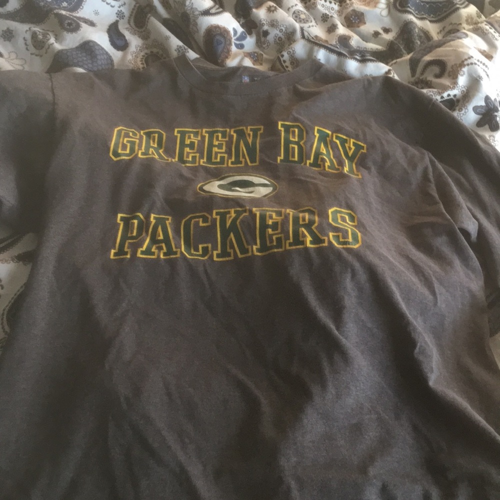 Gray long sleeve Green Bay packers shirt