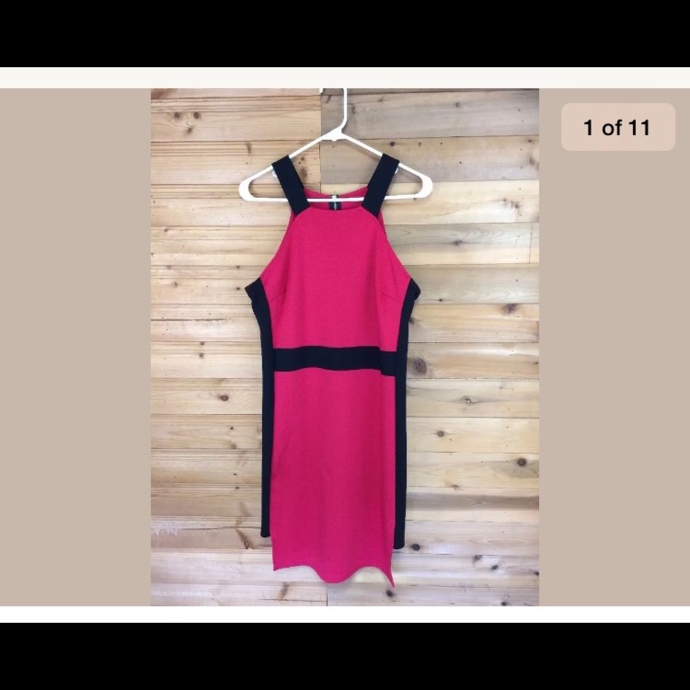 Guess Lolani knit sleeveless bodycon dress red