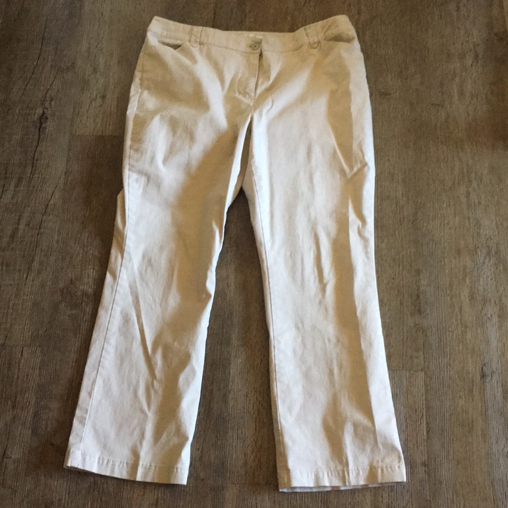 Cole Daniel Pants 14 Beige Stretchy