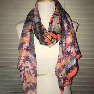 Tribal long scarf.