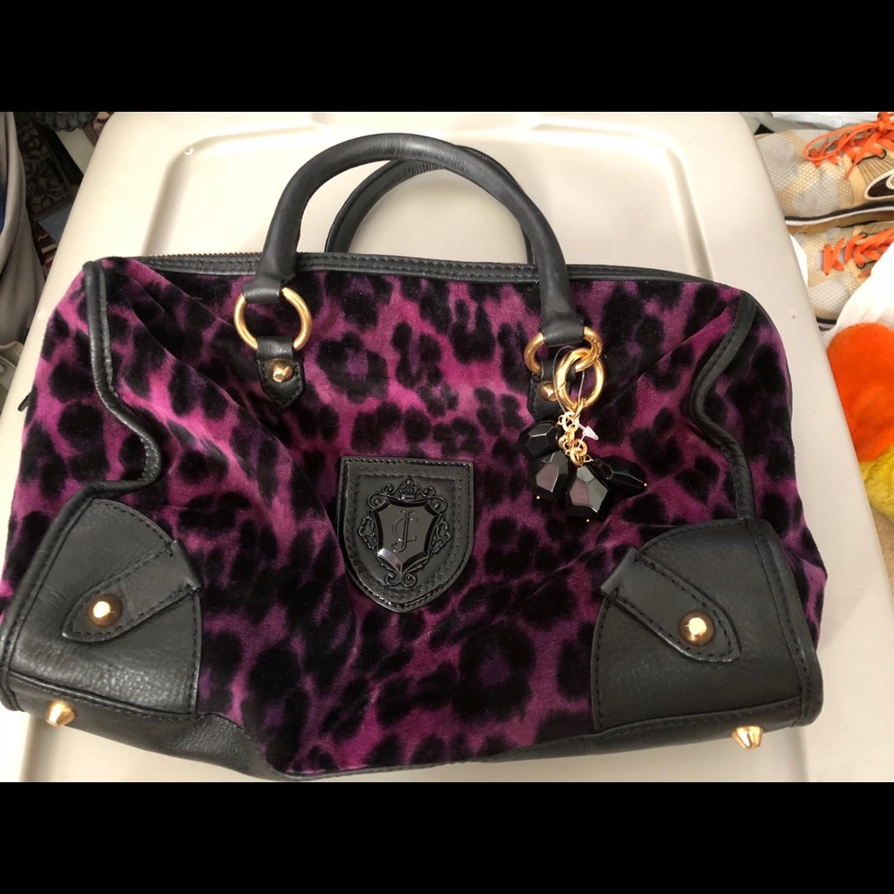 Juicy Couture animal print handbag