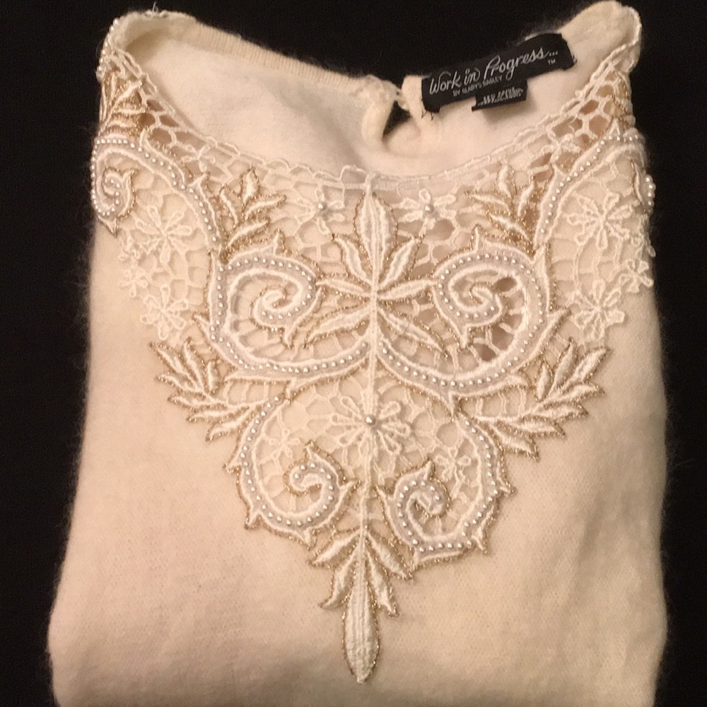 WORK IN PROGRESS Vintage Ivory Sweater