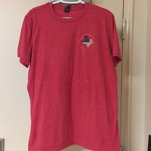 Baylor University American flag Texas t shirt