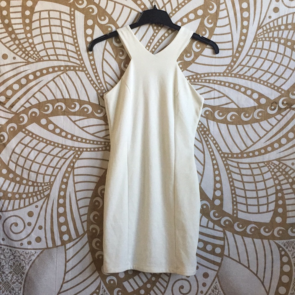 WHITIE BODY-CON DRESS