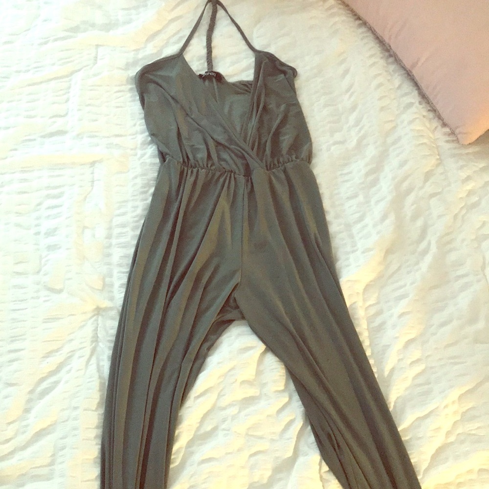 Olive green jumpsuit