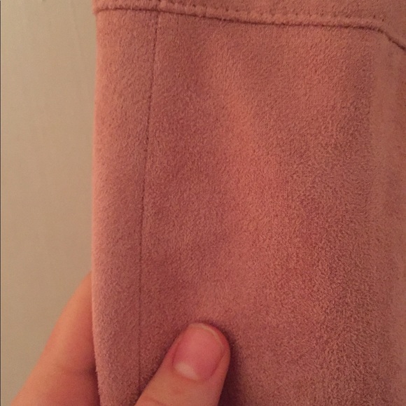 Pink Suede Dress - Picture 2 of 5