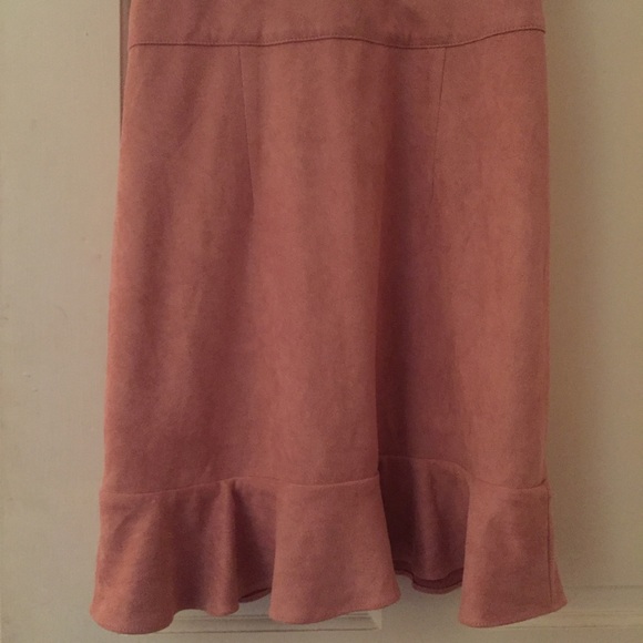 Pink Suede Dress - Picture 3 of 5