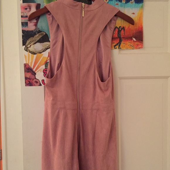 Pink Suede Dress - Picture 4 of 5