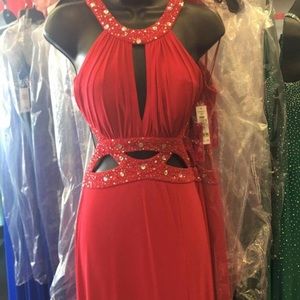 Red Prom dress