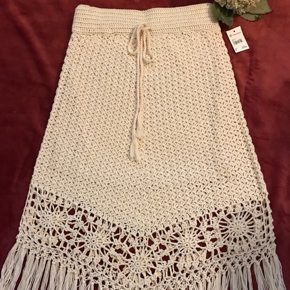 Blu pepper crocheted skirt