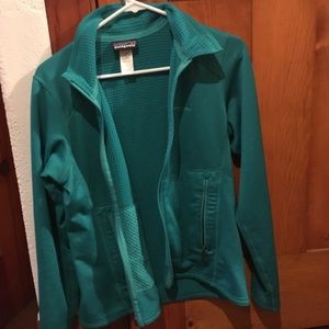Patagonia Teal Zip-up
