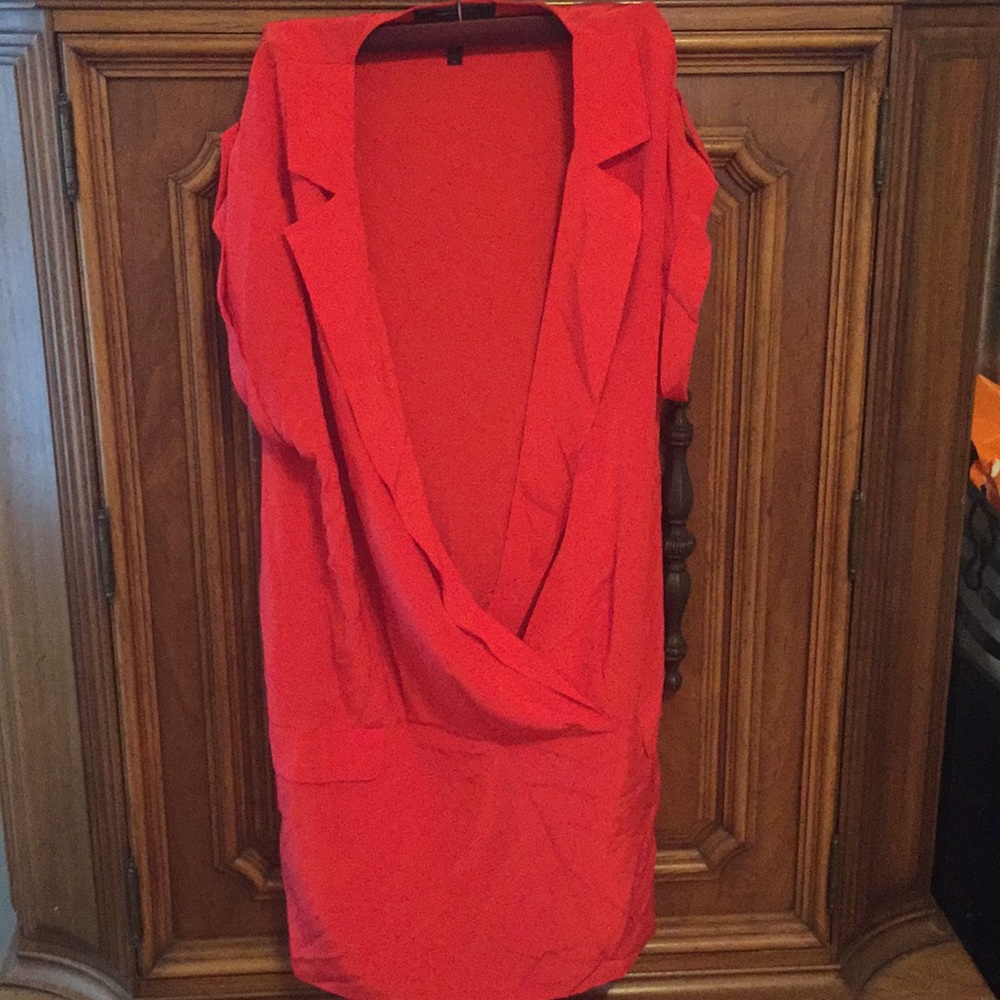 SEXY HOT RED MINI DRESS