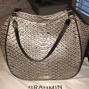 Brahmin like new extra large shoulder bag.
