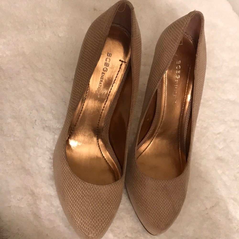 Beige BCBG High Heels