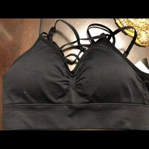 Black Small Medium Royalti Athletics Bra