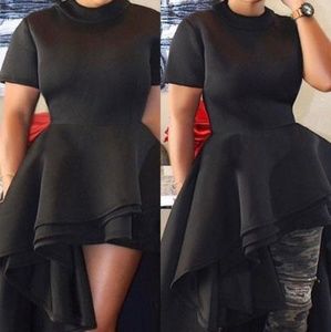 Ruffle Tail Hi Low Dress