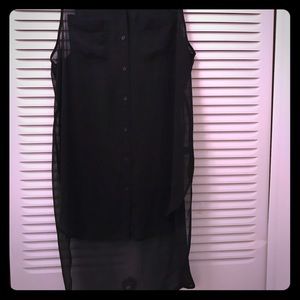 Express Black Tunic Shirt Dress