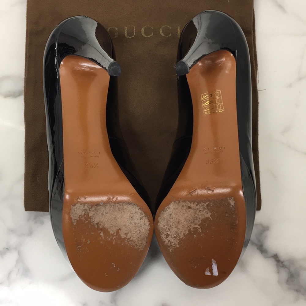 Gucci Black Patent Pump - Picture 5 of 8