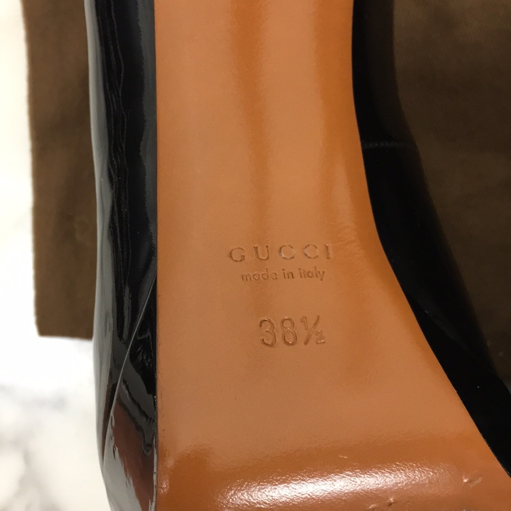Gucci Black Patent Pump - Picture 6 of 8