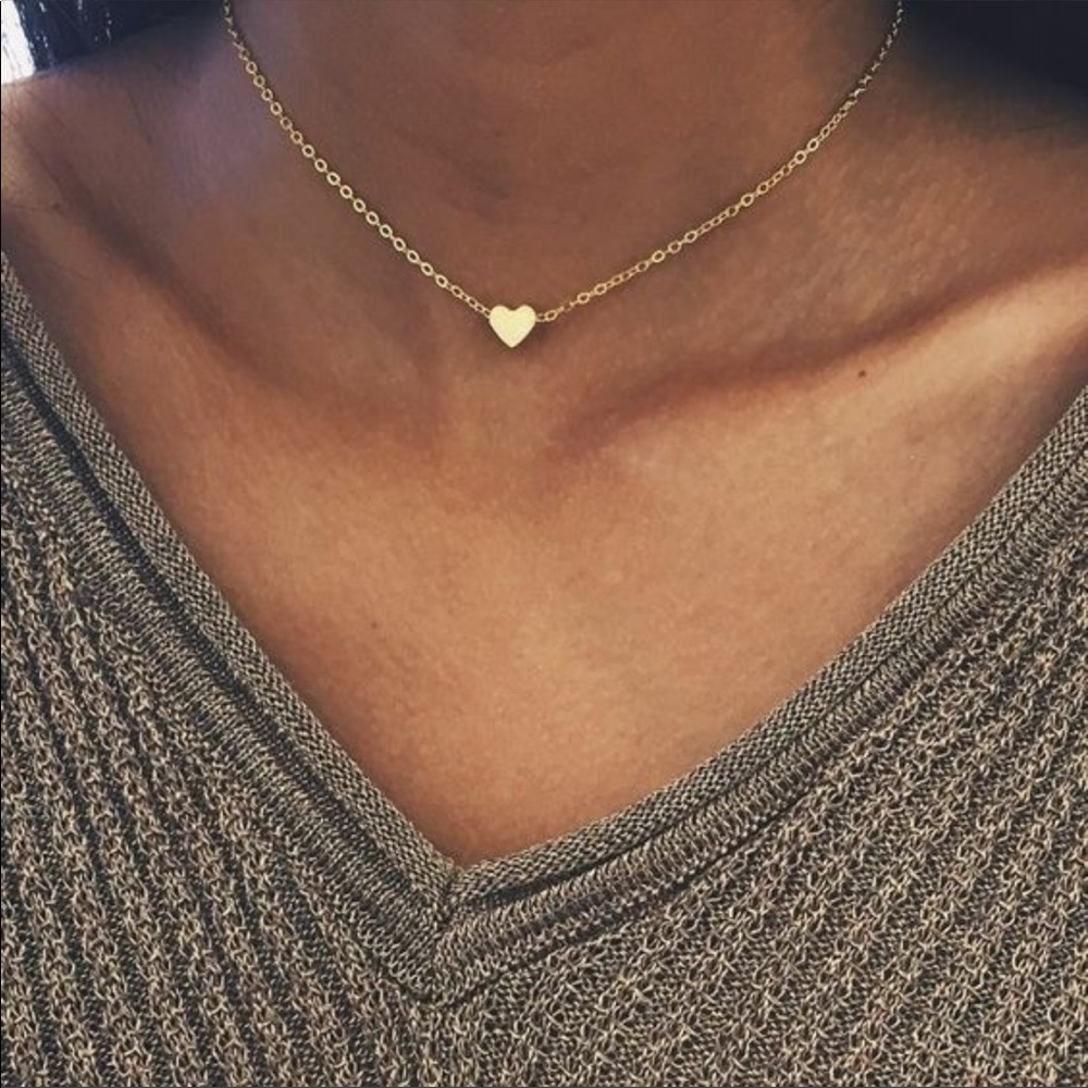 💛 Gold heart necklace 💛