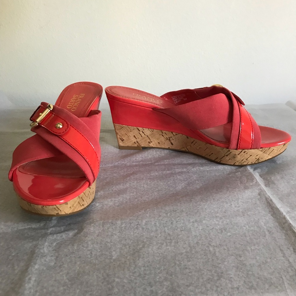 Franco Sarto Slip-On Wedges