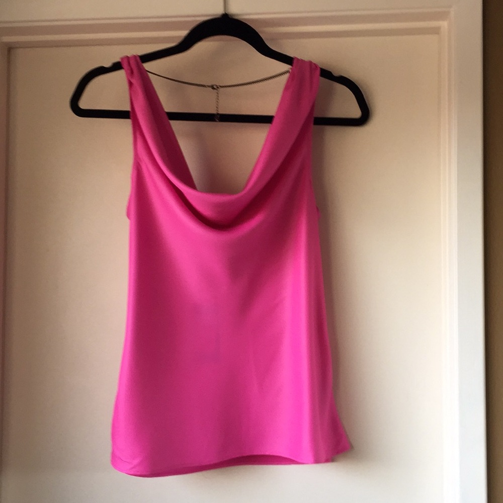 NWT pink sleeveless blouse