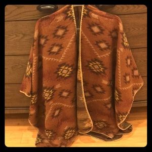 Express - Aztec Print Poncho - Never Worn