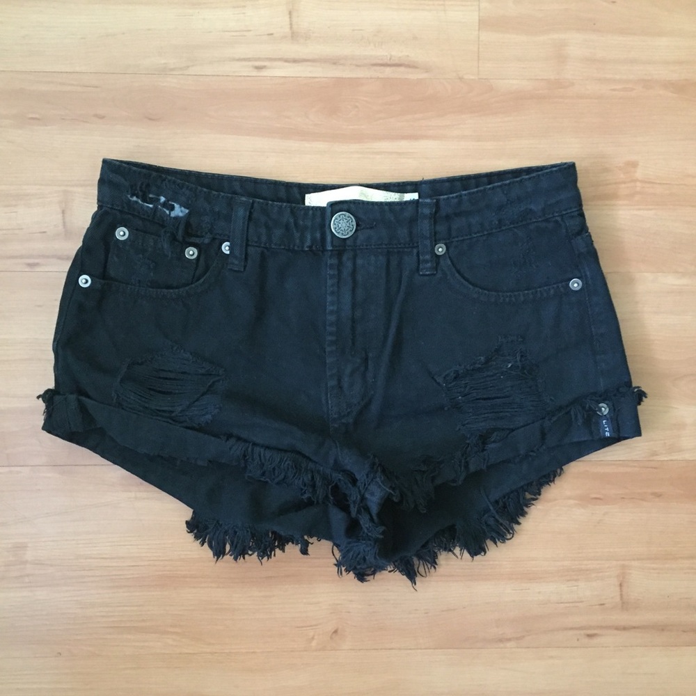 Gold label denim cutoffs