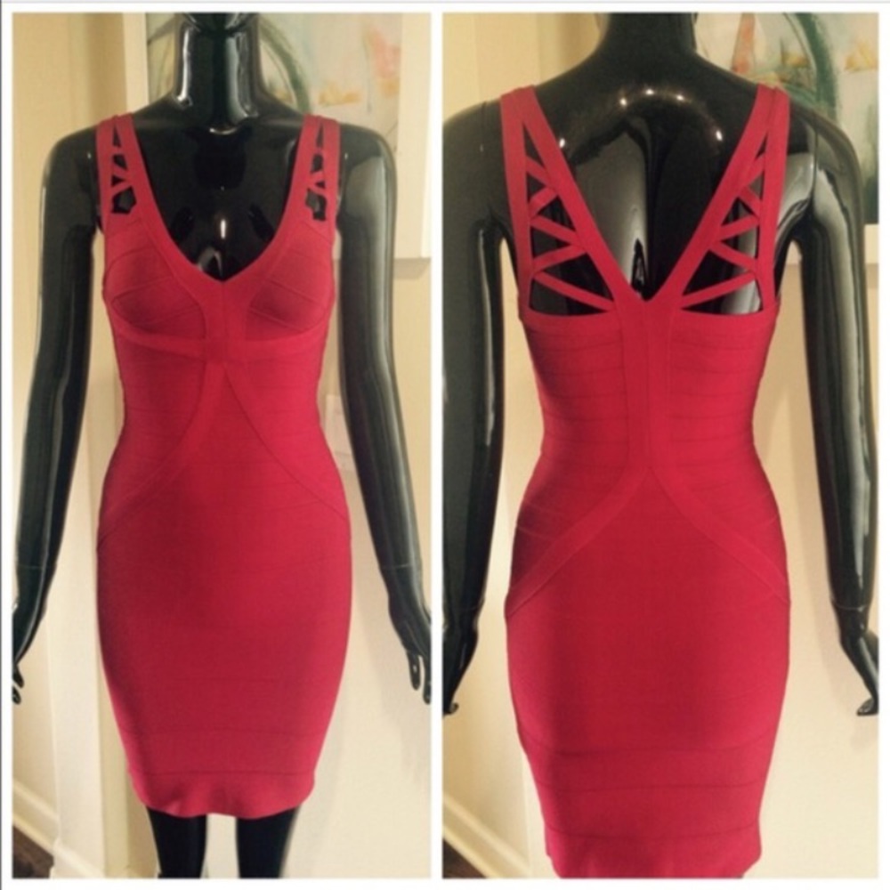 Sexy red dress