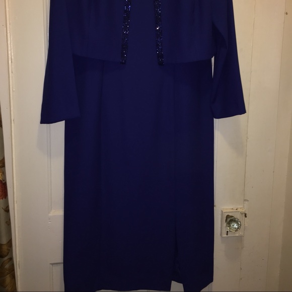 Karen Miller Beaded Dress/Jacket - Picture 2 of 2