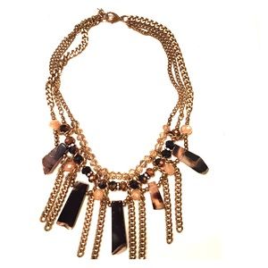 Super cute Black and gold necklace