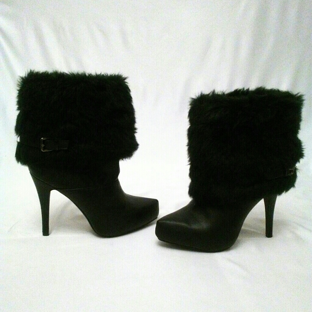 Dollhouse Ankle Length Fur Booties