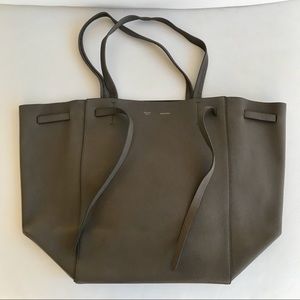 Authentic Celine Medium Cabas Phantom in Taupe