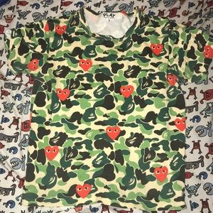 CDG x Bape collab