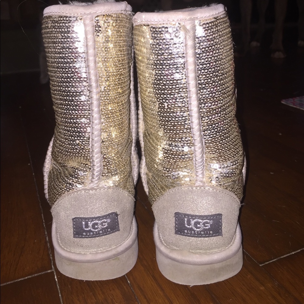 Sequin Uggs Size 9