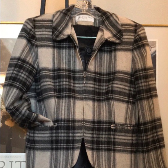 Vintage Jackets & Blazers - JONES NEW YORK Plaid Western Jacket Size 8