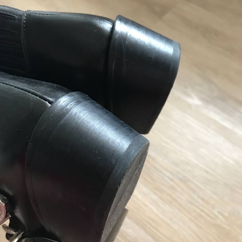 Toga Pulla Leather Western Multi Strap Boots - Picture 6 of 8